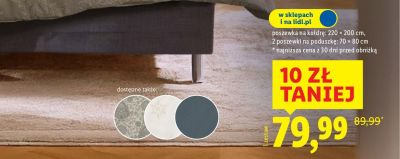 Pościel dwustronna z bawełny satynowej 220×200 cm promocja w Lidl