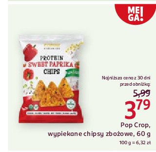 Piramidki proteinowe słodka papryka Popcrop promocja