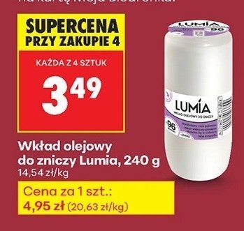 Wkład olejowy do zniczy  promocja w Biedronka