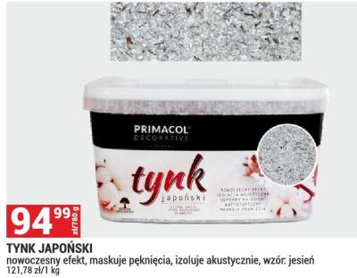 Tynk TYNK JAPOŃSKI nowoczesny efekt, maskuje pęknięcia, izoluje akustycznie, wzór: jesień promocja w Merkury Market