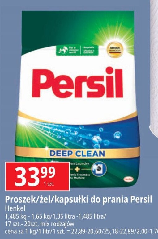 Kapsułki do prania 4in1 deep clean Persil color promocja