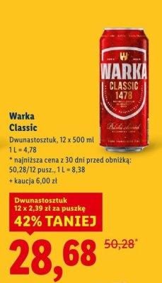 Piwo promocja w Lidl