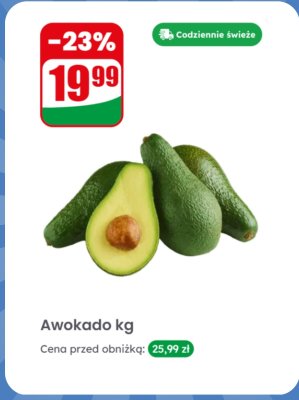 Awokado  promocja w Dino
