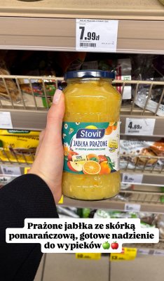 Jabłka prażone ze skórką pomarańczową Stovit promocja w Intermarche