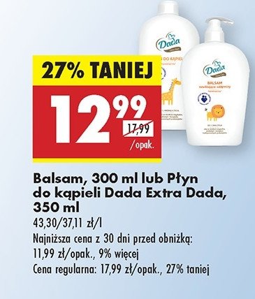 Żel 2w1 do mycia ciała i włosów hipoalergiczny Dada extra care promocja w Biedronka