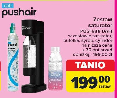 Saturator pushair czarny Dafi promocja