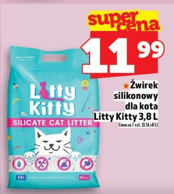 Żwirek silikonowy dla kota Litty Kitty 3,8 L promocja w TOPAZ