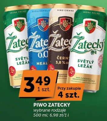 Piwo Żatecky wybrane rodzaje promocja w Groszek