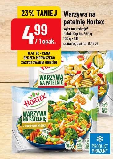 Warzywa na patelnię z przyprawą włoską Hortex promocja