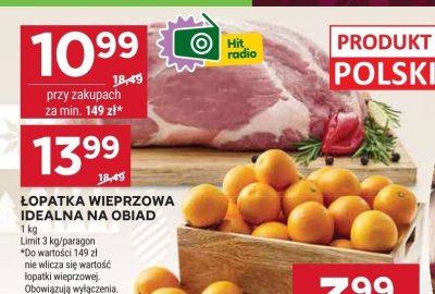 Łopatka wieprzowa idealna na obiad promocja w Stokrotka