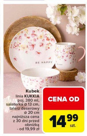 Talerz deserowy kukkia 20 cm promocja w Carrefour Market