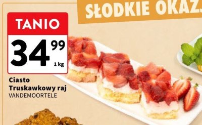 Ciasto Truskawkowy raj VANDEMOORTELE promocja w Intermarche