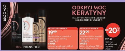Szampon i odżywka Syoss promocja w Super-Pharm