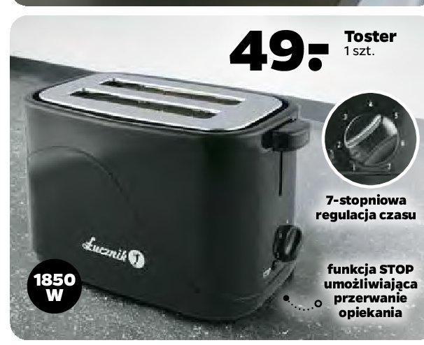 Toster 1850w 艁ucznik promocja
