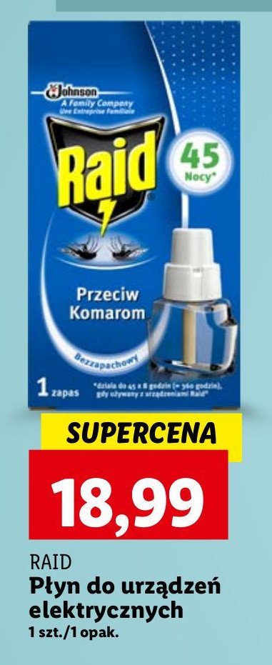 P艂yn owadob贸jczy 45 nocy - zapas Raid night & day promocja