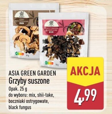 Grzyby suszone promocja w Aldi