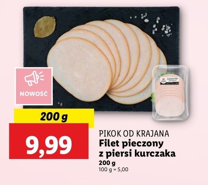 Filet pieczony z piersi kurczaka Pikok od krajana promocja
