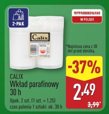 Wkład parafinowy 2-pak 30 h promocja w Aldi