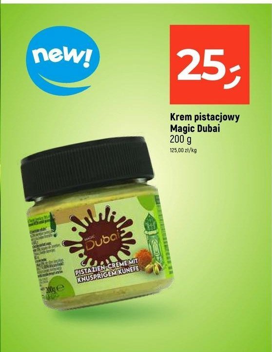 Krem pistacjowy Magic dubai promocja w Dealz