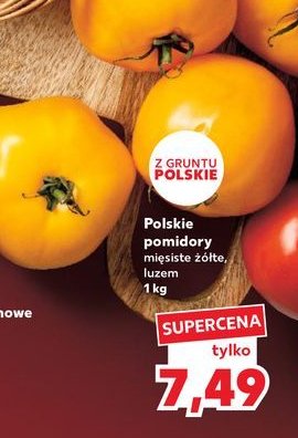 Pomidory żółte mięsiste polska promocja