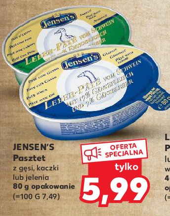 Pasztet z jelenia JENSEN'S promocja