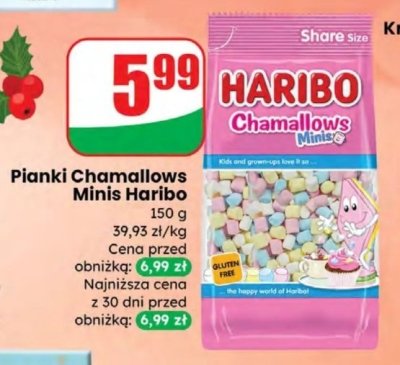 Pianki Chamallows Minis Haribo promocja w Dino