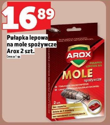 Pułapka lepowa na mole spożywcze Arox 2 szt. promocja w TOPAZ