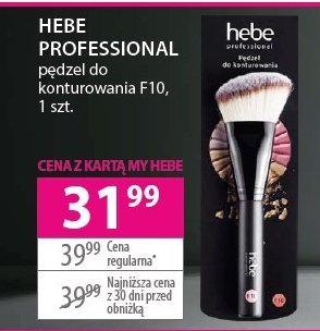Pędzel do konturowania f10 Hebe professional promocja