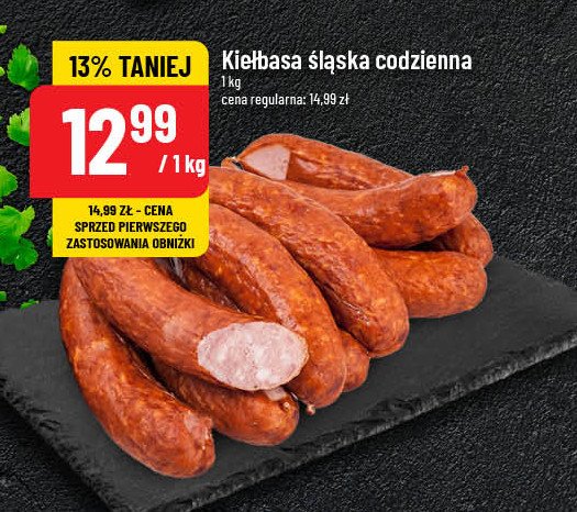 Kiełbasa śląska codzienna promocja w POLOmarket