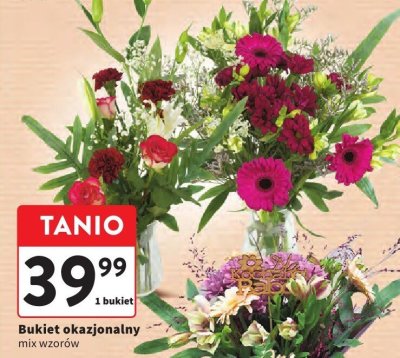 Bukiet okazjonalny mix wzorów Intermarche promocja w Intermarche
