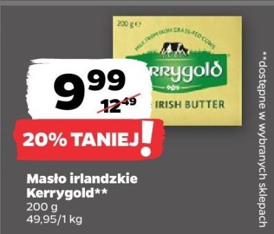 Masło irlandzkie promocja w Netto
