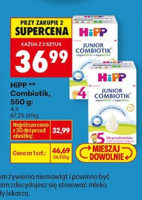 Mleko Combiotik 550g 5 promocja w Biedronka
