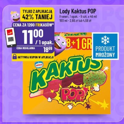 Lody na patyku POP 9 szt. promocja w POLOmarket