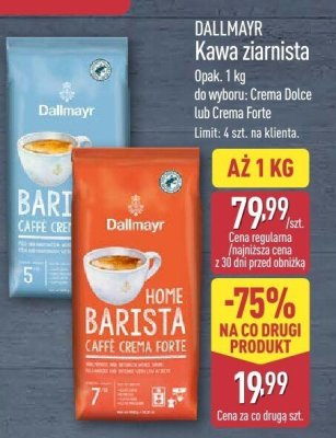 Kawa Home Barista Caffè Crema Forte 1 kg promocja w Aldi