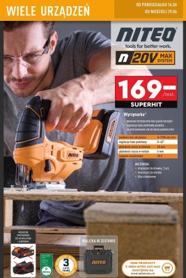 Wyrzynarka Niteo tools promocja