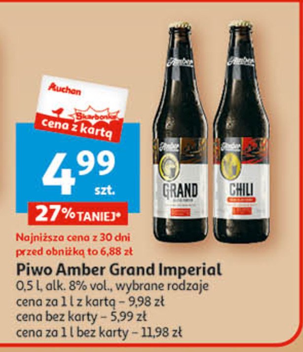 Piwo Grand imperial porter chili promocja