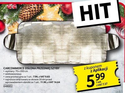 Osłona przedniej szyby Carcommerce wymiary: 70x200 cm promocja w Selgros