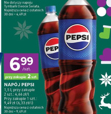 Napój Pepsi lime mint promocja w Stokrotka