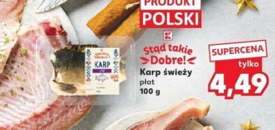 Karp świeży płat 100 g promocja w Kaufland
