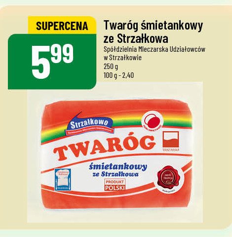 Twaróg śmietankowy Strzałkowo promocja