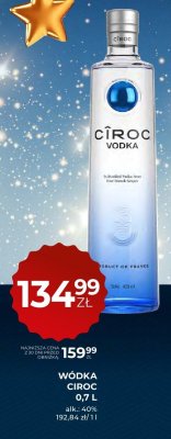 Wódka Cîroc 0,7 L promocja w Duży Ben