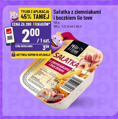 Sałatka z ziemniakami i boczkiem Go tove promocja w POLOmarket