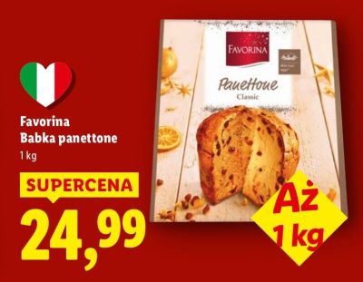 Babka panettone 1 kg promocja w Lidl