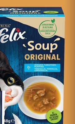 Karma dla kota Soup Original promocja w Biedronka
