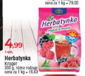 Herbata granulowana owoce leśne Kruger herbatynka promocja