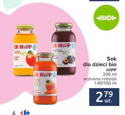 Sok śliwka Hipp promocja