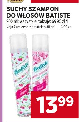 Szampon do włosów suchy blush Batiste dry shampoo promocja