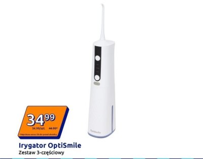 Irygator OptiSmile Zestaw 3-częściowy promocja w Action