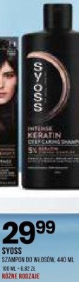Szampon do włosów SYOSS różne rodzaje promocja w Drogerie Natura