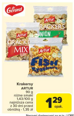 Krakersy mix Artur promocja
